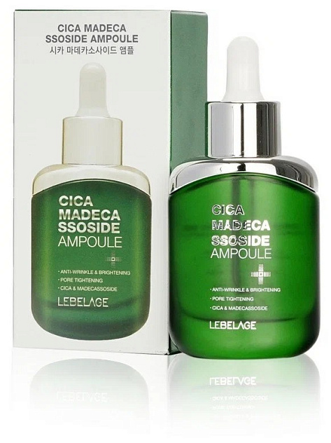 Сыворотка ампульная успокаивающая с экстрактом центеллы Lebelage CICA Madecassoside Ampoule 35 мл
