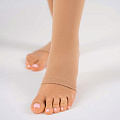 Чулки компрессионные с открытым носком, класс компрессии 2, ТК.930 (Размер: №2+ Цвет: Бежевый)