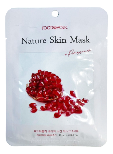 Маска тканевая FOODAHOLIC Pomegranate Nature Skin Mask (23ml)