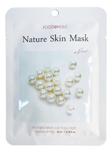 Маска тканевая FOODAHOLIC Pearl Nature Skin Mask (23ml)