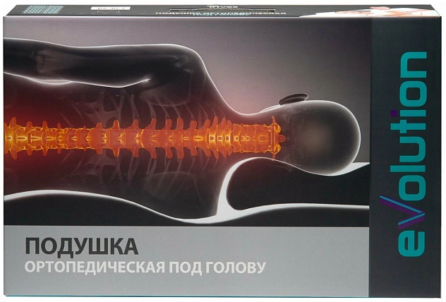 Подушка ортопедическая Evolution UNO hard жесткая ТОП-900 (М+) (Т.900М)