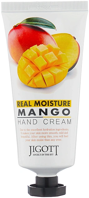 Крем для рук с экстрактом манго JIGOTT REAL MOISTURE MANGO